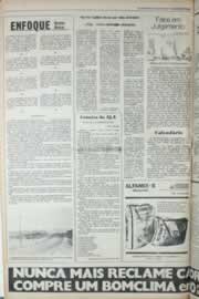 Página do jornal Correio do Ceará de janeiro de 1980