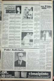Página do jornal Correio do Ceará de janeiro de 1980