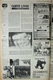 Página do jornal Correio do Ceará de janeiro de 1980
