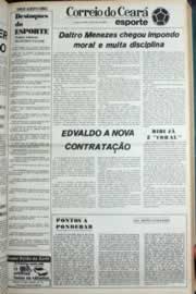 Página do jornal Correio do Ceará de janeiro de 1980