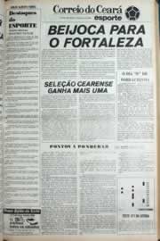 Página do jornal Correio do Ceará de janeiro de 1980