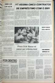 Página do jornal Correio do Ceará de janeiro de 1980