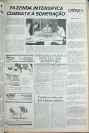 Página do jornal Correio do Ceará de janeiro de 1980