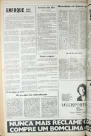 Página do jornal Correio do Ceará de janeiro de 1980