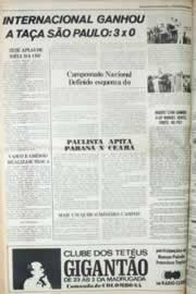 Página do jornal Correio do Ceará de janeiro de 1980