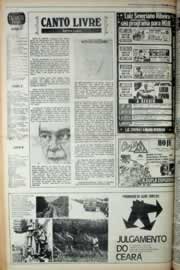 Página do jornal Correio do Ceará de janeiro de 1980