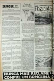 Página do jornal Correio do Ceará de janeiro de 1980