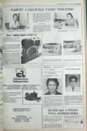 Página do jornal Correio do Ceará de janeiro de 1980