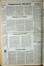 Página do jornal Correio do Ceará de janeiro de 1980