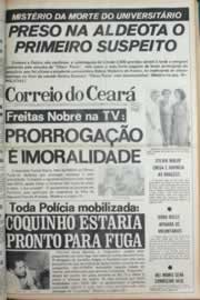Página do jornal Correio do Ceará de janeiro de 1980