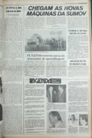 Página do jornal Correio do Ceará de janeiro de 1980