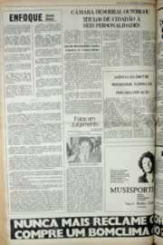 Página do jornal Correio do Ceará de janeiro de 1980