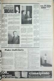 Página do jornal Correio do Ceará de janeiro de 1980
