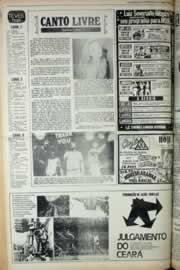 Página do jornal Correio do Ceará de janeiro de 1980