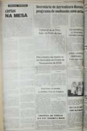Página do jornal Correio do Ceará de fevereiro de 1980