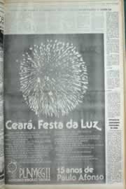Página do jornal Correio do Ceará de fevereiro de 1980