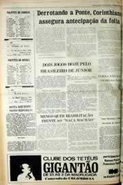 Página do jornal Correio do Ceará de fevereiro de 1980