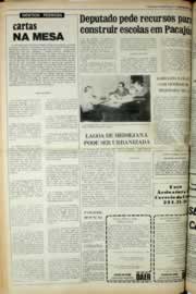 Página do jornal Correio do Ceará de fevereiro de 1980