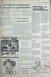 Página do jornal Correio do Ceará de fevereiro de 1980