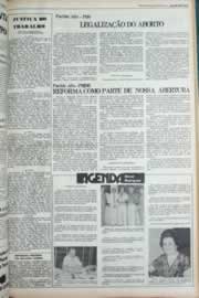 Página do jornal Correio do Ceará de fevereiro de 1980