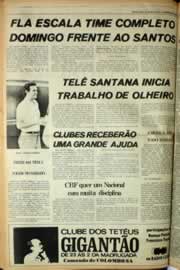 Página do jornal Correio do Ceará de fevereiro de 1980