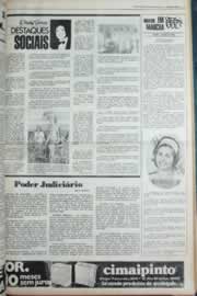 Página do jornal Correio do Ceará de fevereiro de 1980