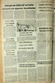 Página do jornal Correio do Ceará de fevereiro de 1980