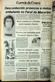 Página do jornal Correio do Ceará de fevereiro de 1980