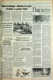 Página do jornal Correio do Ceará de março de 1980