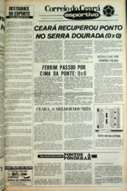 Página do jornal Correio do Ceará de março de 1980