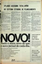 Página do jornal Correio do Ceará de março de 1980
