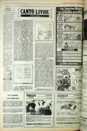 Página do jornal Correio do Ceará de março de 1980