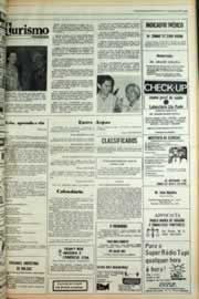 Página do jornal Correio do Ceará de março de 1980