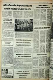 Página do jornal Correio do Ceará de março de 1980