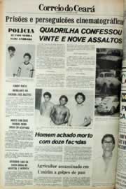 Página do jornal Correio do Ceará de março de 1980
