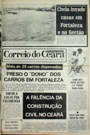 Página do jornal Correio do Ceará de março de 1980