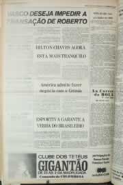 Página do jornal Correio do Ceará de março de 1980