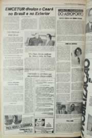 Página do jornal Correio do Ceará de março de 1980