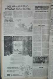 Página do jornal Correio do Ceará de março de 1980