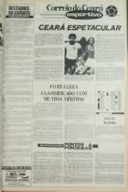 Página do jornal Correio do Ceará de março de 1980