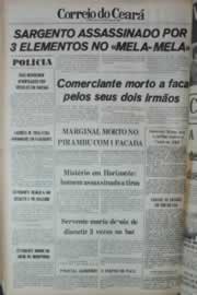 Página do jornal Correio do Ceará de março de 1980