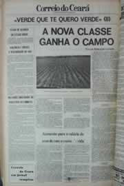 Página do jornal Correio do Ceará de março de 1980