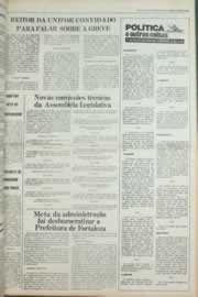 Página do jornal Correio do Ceará de março de 1980