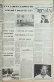 Página do jornal Correio do Ceará de março de 1980