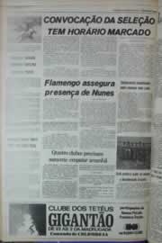 Página do jornal Correio do Ceará de março de 1980