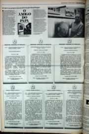 Página do jornal Correio do Ceará de julho de 1980