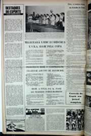 Página do jornal Correio do Ceará de julho de 1980