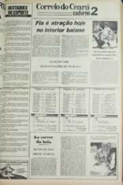 Página do jornal Correio do Ceará de julho de 1980