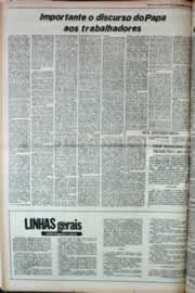 Página do jornal Correio do Ceará de julho de 1980
