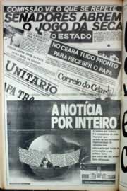 Página do jornal Correio do Ceará de julho de 1980
